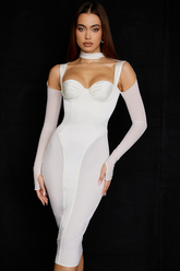 Corset Midi Dress - Dress In Beauty